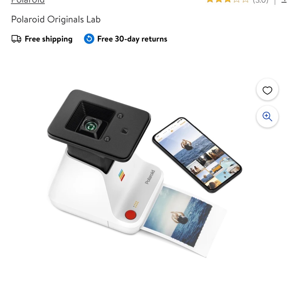 Brand new Polaroid Printer that hooks up to your phone